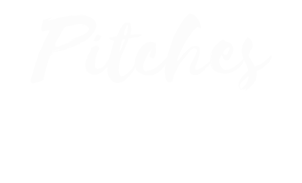 Pitches text and arrow