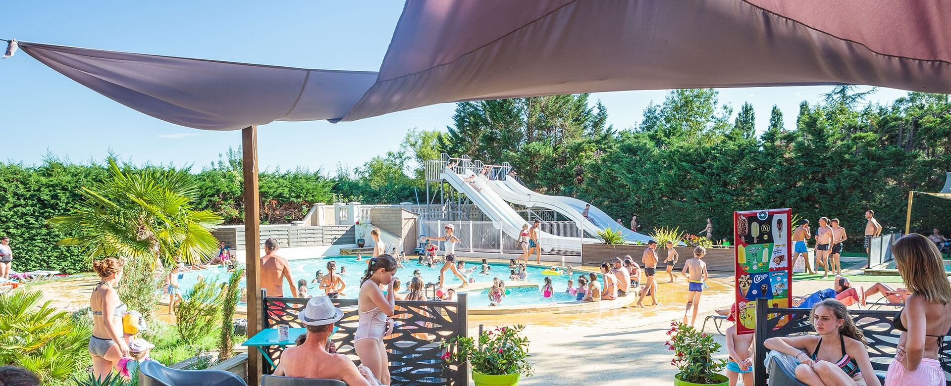 4-star campsite with water park between Albi and Gaillac, Tarn